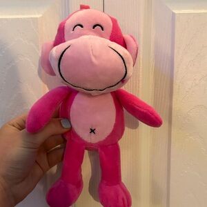 Pink Plush Monkey Toy